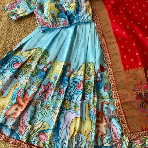 Kalamkari lehanga