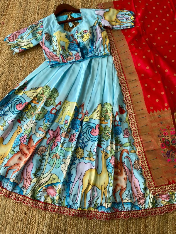 Kalamkari lehanga